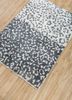 entropy grey and black afghan wool and silk hand knotted Rug - FoldShot entropy grey and black afghan wool and silk hand knotted Rug - FoldShot