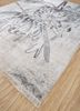 entropy ivory afghan wool and silk hand knotted Rug - FoldShot entropy ivory afghan wool and silk hand knotted Rug - FoldShot