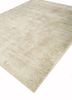 entropy green afghan wool and silk hand knotted Rug - FoldShot