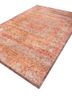 far pavilions red and orange wool and silk hand knotted Rug - FoldShot far pavilions red and orange wool and silk hand knotted Rug - FoldShot