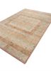 far pavilions red and orange wool and silk hand knotted Rug - FoldShot far pavilions red and orange wool and silk hand knotted Rug - FoldShot