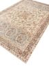 far pavilions gold wool and silk hand knotted Rug - FoldShot far pavilions gold wool and silk hand knotted Rug - FoldShot
