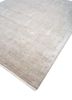 far east ivory wool and bamboo silk hand knotted Rug - FoldShot