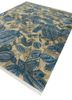 pansy green wool and bamboo silk hand knotted Rug - FoldShot pansy green wool and bamboo silk hand knotted Rug - FoldShot