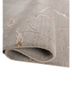 urban pause by kavi grey and black wool and bamboo silk hand knotted Rug - FoldShot urban pause by kavi grey and black wool and bamboo silk hand knotted Rug - FoldShot