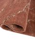 urban pause by kavi red and orange wool and bamboo silk hand knotted Rug - FoldShot