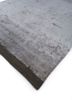 chaos theory by kavi grey and black wool and bamboo silk hand knotted Rug - FoldShot