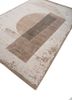 unfold by kavi ivory wool and bamboo silk hand knotted Rug - FoldShot
