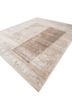 unfold by kavi ivory wool and bamboo silk hand knotted Rug - FoldShot