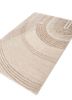 azalea ivory wool and bamboo silk hand knotted Rug - FoldShot