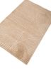 azalea beige and brown wool and bamboo silk hand knotted Rug - FoldShot