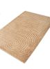azalea beige and brown wool and bamboo silk hand knotted Rug - FoldShot