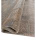 chaos theory by kavi grey and black wool and bamboo silk hand knotted Rug - FoldShot