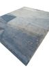 aakar by kavi blue wool and bamboo silk hand knotted Rug - FoldShot aakar by kavi blue wool and bamboo silk hand knotted Rug - FoldShot
