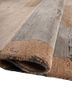 unfold by kavi beige and brown wool and bamboo silk hand knotted Rug - FoldShot