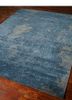 chaos theory by kavi blue wool and bamboo silk hand knotted Rug - FoldShot chaos theory by kavi blue wool and bamboo silk hand knotted Rug - FoldShot