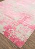 project error by kavi grey and black wool and bamboo silk hand knotted Rug - FoldShot
