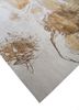 chaos theory by kavi ivory wool and bamboo silk hand knotted Rug - FoldShot