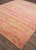 project error by kavi pink and purple wool and bamboo silk hand knotted Rug - FoldShot