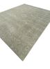 hidden by kavi green wool and bamboo silk hand knotted Rug - FoldShot