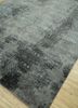 project error by kavi grey and black wool and bamboo silk hand knotted Rug - FoldShot