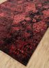 project error by kavi red and orange wool and bamboo silk hand knotted Rug - FoldShot project error by kavi red and orange wool and bamboo silk hand knotted Rug - FoldShot
