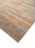 afterglow by kavi grey and black wool and bamboo silk hand knotted Rug - FoldShot