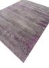 afterglow by kavi grey and black wool and bamboo silk hand knotted Rug - FoldShot
