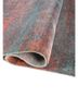 afterglow by kavi blue wool and bamboo silk hand knotted Rug - FoldShot