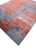 afterglow by kavi red and orange wool and bamboo silk hand knotted Rug - FoldShot afterglow by kavi red and orange wool and bamboo silk hand knotted Rug - FoldShot