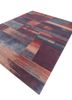 afterglow by kavi red and orange wool and bamboo silk hand knotted Rug - FoldShot afterglow by kavi red and orange wool and bamboo silk hand knotted Rug - FoldShot
