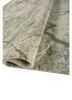urban pause by kavi green wool and bamboo silk hand knotted Rug - FoldShot