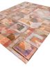 afterglow by kavi pink and purple wool and bamboo silk hand knotted Rug - FoldShot afterglow by kavi pink and purple wool and bamboo silk hand knotted Rug - FoldShot