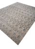 project error by kavi ivory wool and bamboo silk hand knotted Rug - FoldShot