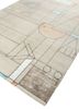 chaos theory by kavi grey and black wool and bamboo silk hand knotted Rug - FoldShot