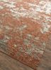 chaos theory by kavi red and orange wool and bamboo silk hand knotted Rug - FoldShot chaos theory by kavi red and orange wool and bamboo silk hand knotted Rug - FoldShot