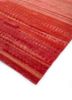 project error by kavi red and orange wool and bamboo silk hand knotted Rug - FoldShot