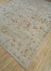 erbe ivory wool hand knotted Rug - FoldShot erbe ivory wool hand knotted Rug - FoldShot