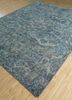 erbe blue wool hand knotted Rug - FoldShot erbe blue wool hand knotted Rug - FoldShot