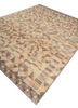 erbe beige and brown wool hand knotted Rug - FoldShot erbe beige and brown wool hand knotted Rug - FoldShot