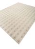 erbe ivory wool hand knotted Rug - FoldShot erbe ivory wool hand knotted Rug - FoldShot