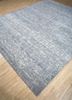 erbe grey and black wool hand knotted Rug - FoldShot