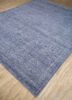 erbe blue wool hand knotted Rug - FoldShot erbe blue wool hand knotted Rug - FoldShot