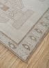 thyme ivory wool hand knotted Rug - FoldShot