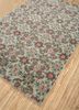 erbe beige and brown wool hand knotted Rug - FoldShot