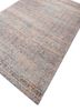 erbe blue wool and bamboo silk hand knotted Rug - FoldShot