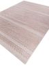 basis pink and purple bamboo silk hand loom Rug - FoldShot