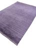 basis blue bamboo silk hand loom Rug - FoldShot