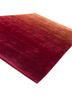 jean pink and purple wool hand loom Rug - FoldShot