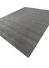 basis grey and black nylon hand loom Rug - FoldShot basis grey and black nylon hand loom Rug - FoldShot